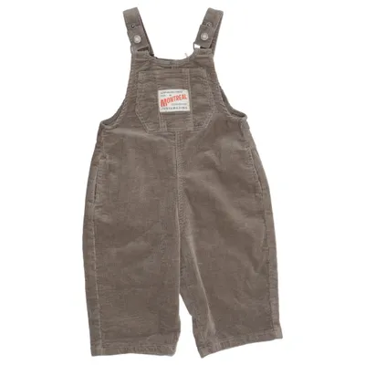 Dungarees (Beige) from Zara Cotton, Elastane