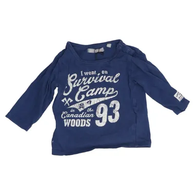 Lange mouwen shirt (Blauw) van Lemon Beret Katoen