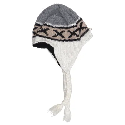 Chapeau de trappeur (Blanc, Gris, Beige) de Rumble Clothing Acrylique, Polyester