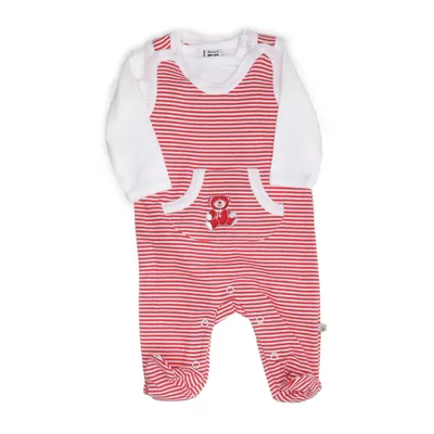 Sparkdräkt (Röd, Vit) från Pippi Bomull