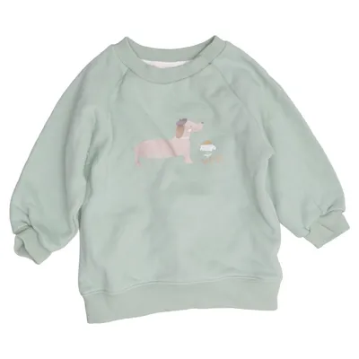 Sweatshirt (Groen) van Liliput Katoen, Polyester
