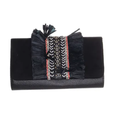Clutchtaske (Sort, Flerfarvet) fra Miss KG Bomuld, Polyester, Polyurethan