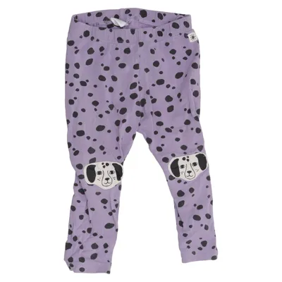 Legging (Violet, Noir) de Lindex Baby Coton, Élasthane