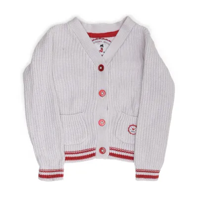 Cardigan (Beige, Rood) van Sergent Major Acryl, Katoen, Polyamide, Viscose, Wol