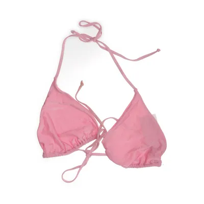Haut de bikini (Rose) de Nelly Élasthane, Fibre métallique, Polyamide, Polyester recyclé