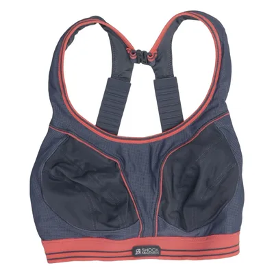 Sports bra (Gray, Red) from Shock Absorber