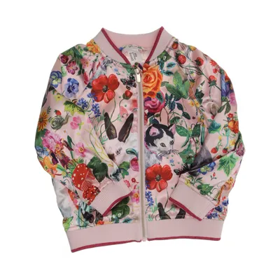Bomberjacka (Rosa, Flerfärgad) från Nathalie Lété x H&M Polyester, Elastan