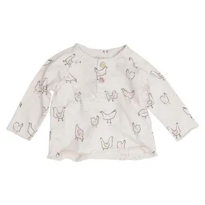 Long sleeve T-shirt (Beige) from Play Up Organic cotton