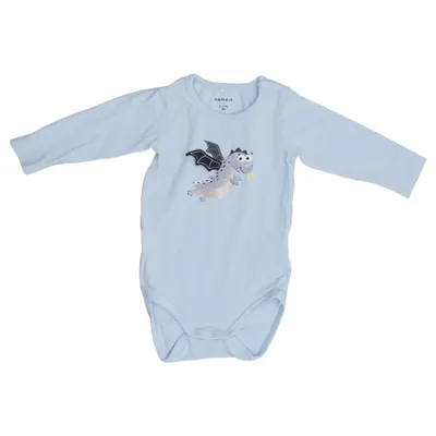 Body (Bleu) de Name It Élasthane, Coton biologique