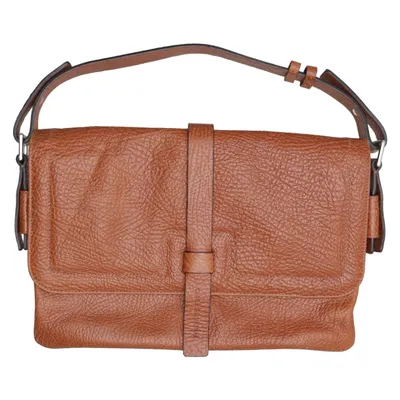 Sac à bandoulière (Marron) de Costume National Coton, Cuir, Polyester