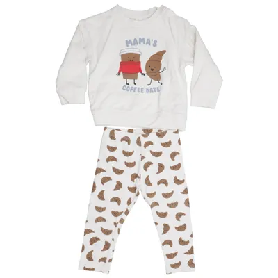 Ensemble (Beige, Marron) de Topomini Coton, Polyester