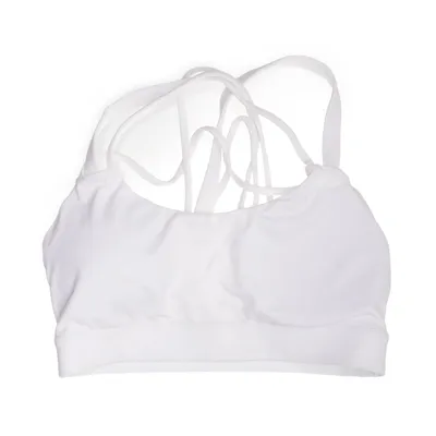 Sport-bh (Wit) van Victoria Sport Elastaan, Polyamide