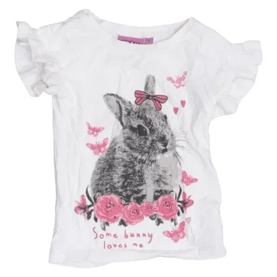 T-shirt (White, Pink) from MIX Cotton