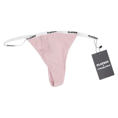 Stringtrusser (Pink) fra Playboy Elastan, Polyester