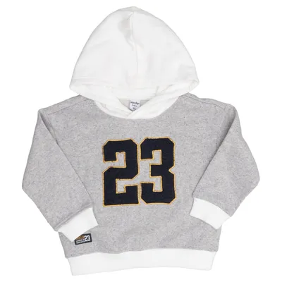 Capuchon sweater (Grijs, Wit) van Dopo Dopo Baby Katoen, Polyester