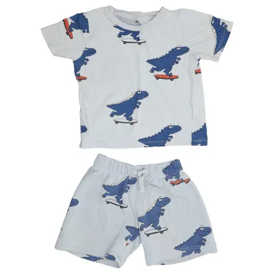 Set (Blauw, Meerkleurig) van H&M Katoen, Polyester