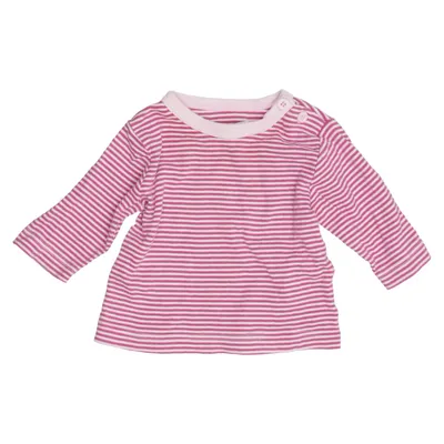 Long sleeve T-shirt (Pink, White) from Name It Newborn Cotton