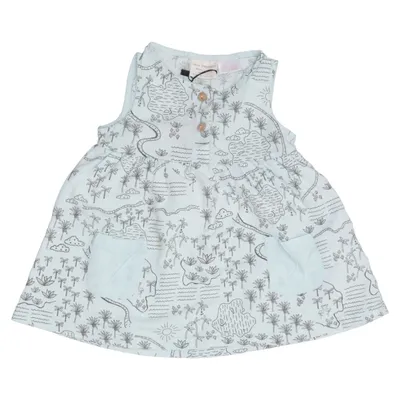 Robe (Bleu) de Zara BabyGirl Coton