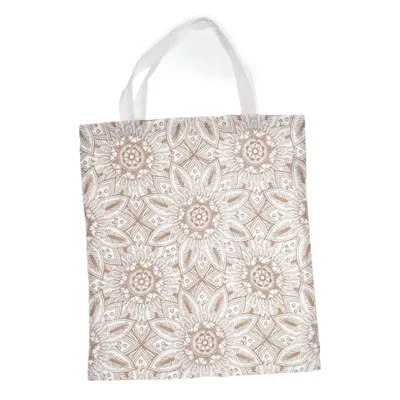 Tygpåse (Beige, Vit) från NKD Bomull, Polyester