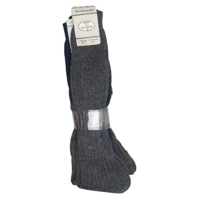 Gebreide sokken (Grijs, Blauw) Polyester, Viscose