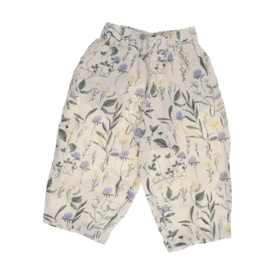 Pants (White, Multicolored) from Flink Cotton