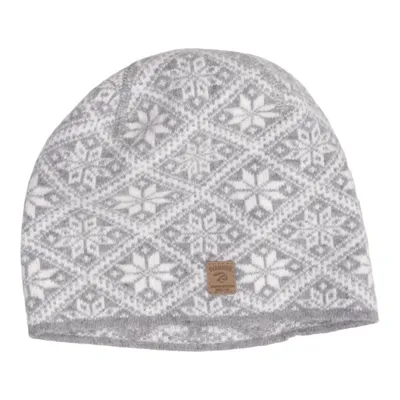 Beanie-Mütze (Grau, Weiß) von Ivanhoe Polyamid, Wolle