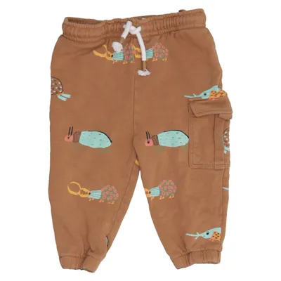 Joggingbroek (Bruin, Meerkleurig) van Minimarket Katoen