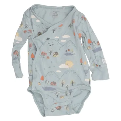 Body (Green, Multicolored) from Lindex Baby Cotton, Elastane