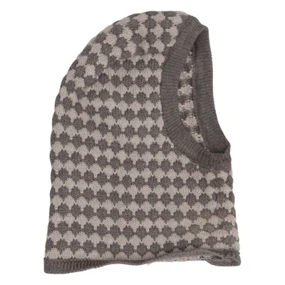 Balaklava (Beige, Brown) from Huttelihut Wool