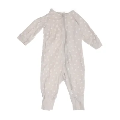 Mjukisdräkt (Beige, Vit) från Åhléns Bomull, Elastan