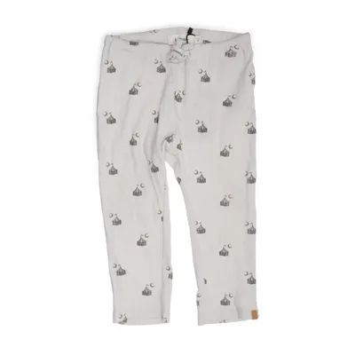Pyjamasbukser (Grå) fra Lil' Atelier Elastan, Lyocell, Økologisk bomuld
