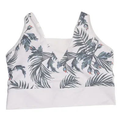 Sport-BH (Vit, Flerfärgad) från Workout Empire Elastan, Polyester