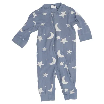 Rompertjes (Blauw) van Lindex Baby Katoen