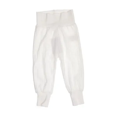 Pants (White) from Fixoni Cotton, Polyester