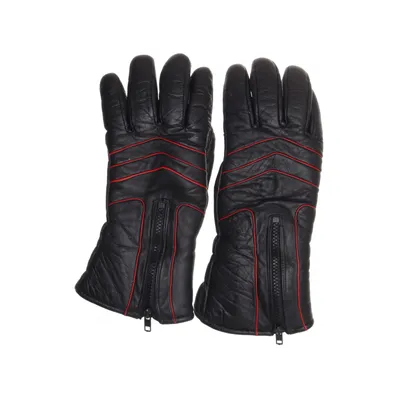 Handskar (Svart, Röd)