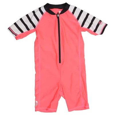 UV beschermende kleding (Roze, Zwart, Wit) van Reima Elastaan, Polyamide, Polyester