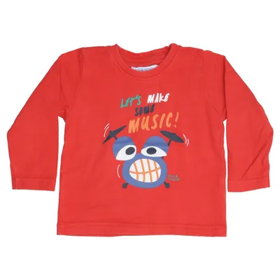 Lange mouwen shirt (Rood) van Filou & Friends Katoen