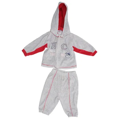 Loungewear (Grijs, Rood) van Petter & Kajsa Katoen, Polyester