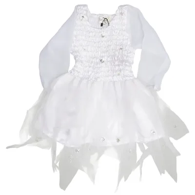 Robe de fille de fleur (Blanc) de Minisa Polyester