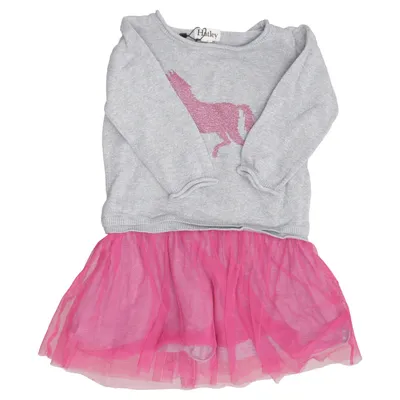 Kjole (Grå, Pink) fra Hatley Bomuld, Polyester