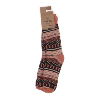 Socks (Brown, Red) from Nordic