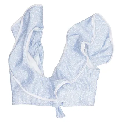 Haut de bikini (Bleu, Blanc) de Seaquelle Élasthane, Polyester recyclé