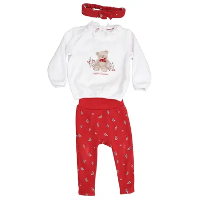 Set (Wit, Rood, Meerkleurig) van Baby C&A Katoen, Elastaan