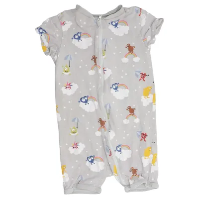 Pyjamas (Grå, Flerfärgad) från Babblarna x KappAhl Bomull, Elastan