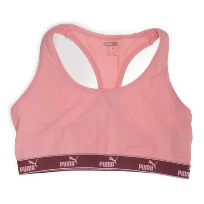Sport-bh (Roze) van Puma Katoen, Elastaan