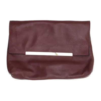 Sac pochette (Rouge) de ASOS Coton, Cuir