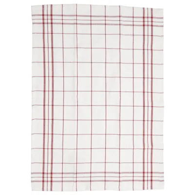 Kitchen towel (Beige, Red) from ICA Cotton