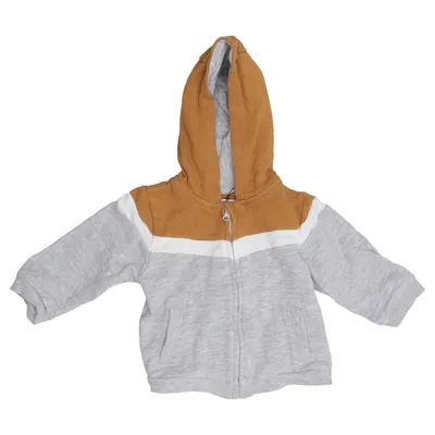 Hoodie (Gray, Brown, White) from Vertbaudet Cotton, Viscose