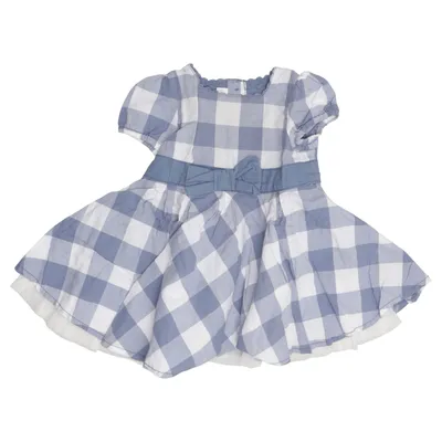 Jurk (Blauw, Wit) van Baby by Lindex Katoen