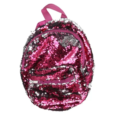 Sac à dos (Rose, Argent, Multicolore) Coton, Polyester